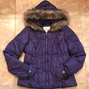 Pink Envelope Girls Winter Coat